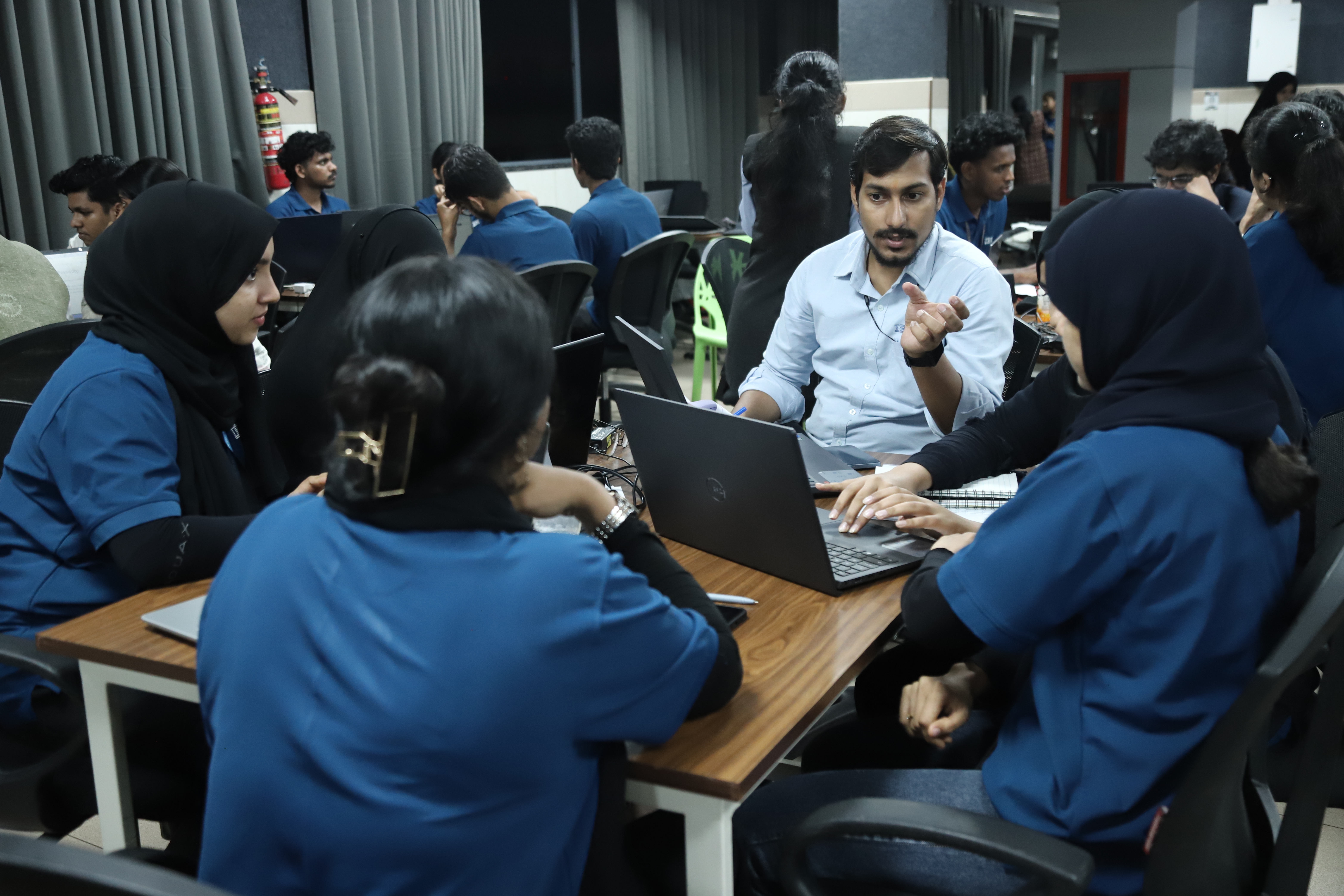 Mr. Sumit with Students